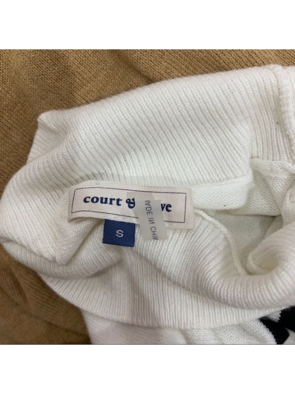 COURT & ROWE Stripe Colorblock Sweater - Picture 2 of 10